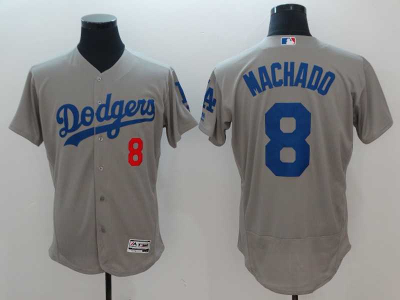 Dodgers 8 Manny Machado Gray Flexbase Stitched Baseball Jerseys,We sell and wholesale Dodgers 8 Manny Machado Gray Flexbase Stitched Baseball Jerseys on line form chian!